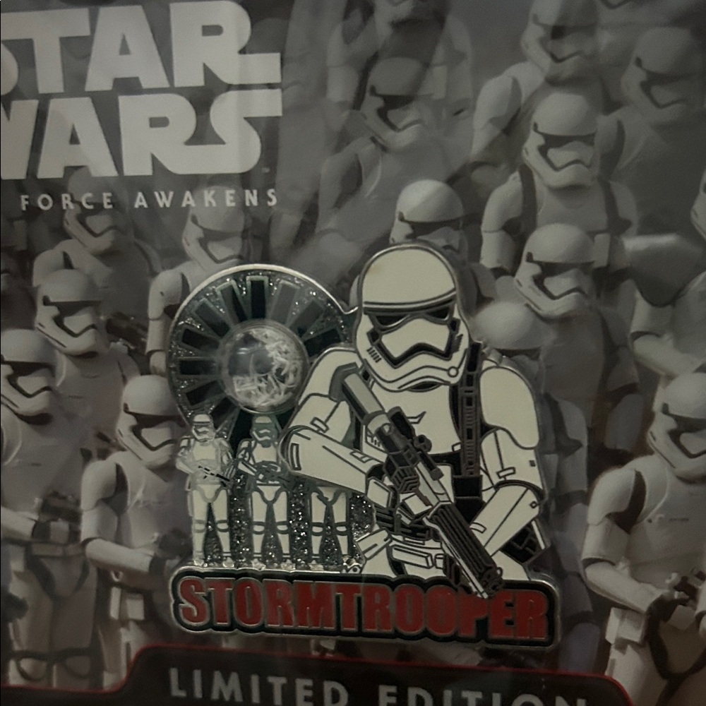 Star Wars Storm Trooper Limited Edition Pin (The Force Awakens) NWT - Picture 3 of 4